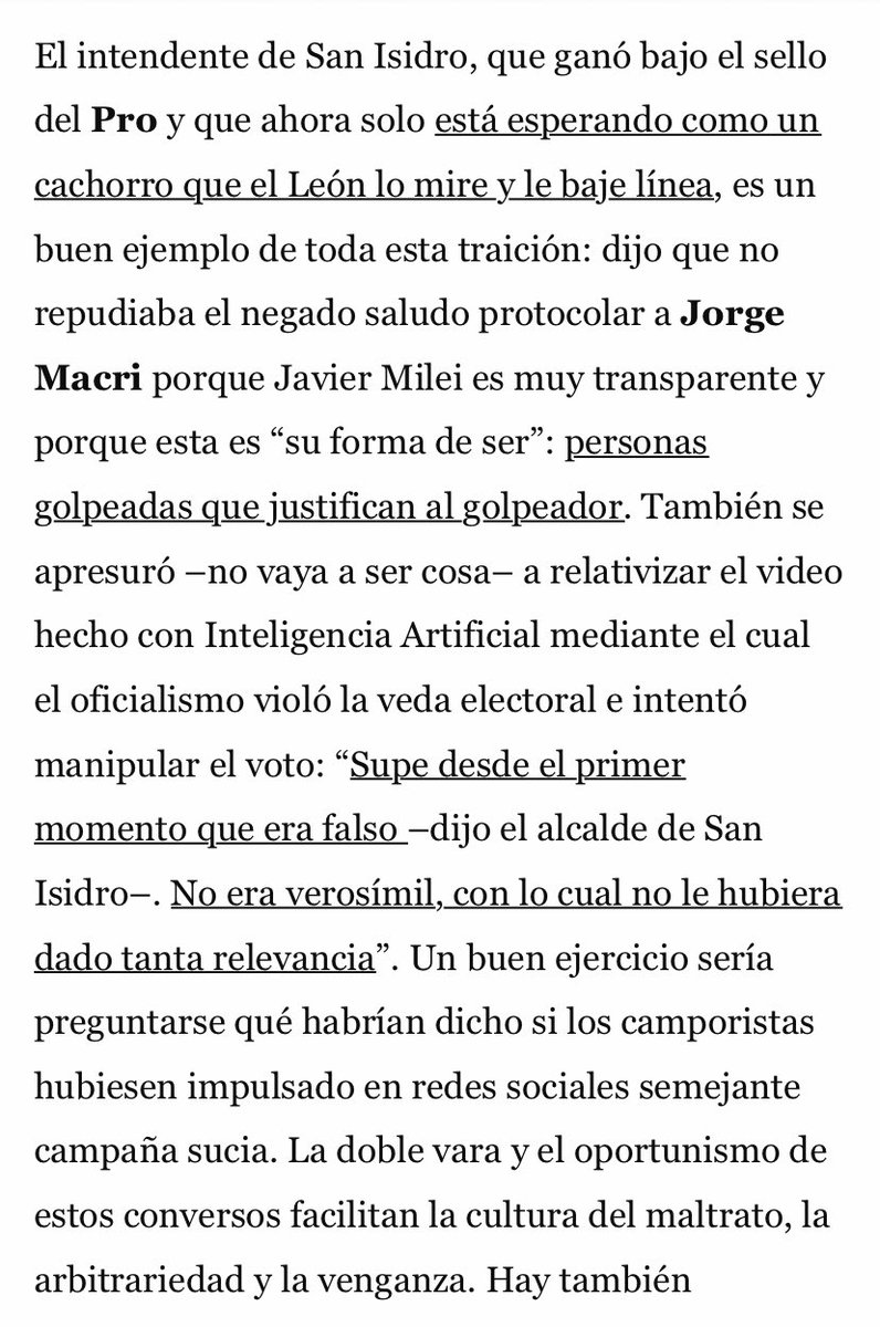 Desde las disculpas de Rubinstein a Cristina no se veía una arrastrada semejante para ocupar un cargo. La novedad es que esa sumisión ciega siempre sucedía del otro bando. Diego, Sabrina y Ramon las trajeron a nuestra orilla.