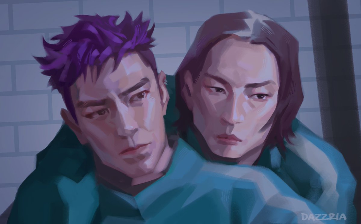 dazzria's tweet photo. i drew this piece when s2 first came out but i didn't like it for some reason back then so i kinda just abandoned it. i guess i don't want it to go to waste after all so i might as well just post it now lol
#squidgame #thanos #namgyu https://t.co/FxsuDco4Cd