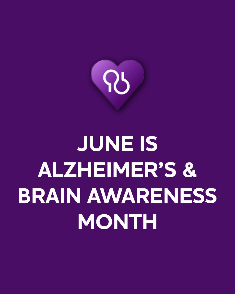 Take action during Alzheimer’s &amp; Brain Awareness Month!
💜 #GoPurple and tell your story using #ENDALZ
🧠 Adopt 10 Healthy Habits for Your Brain
💰 Fundraise
🤝 Volunteer
📣 Tell Congress to act
🎁 Donate
Learn more: alz.org/abam.