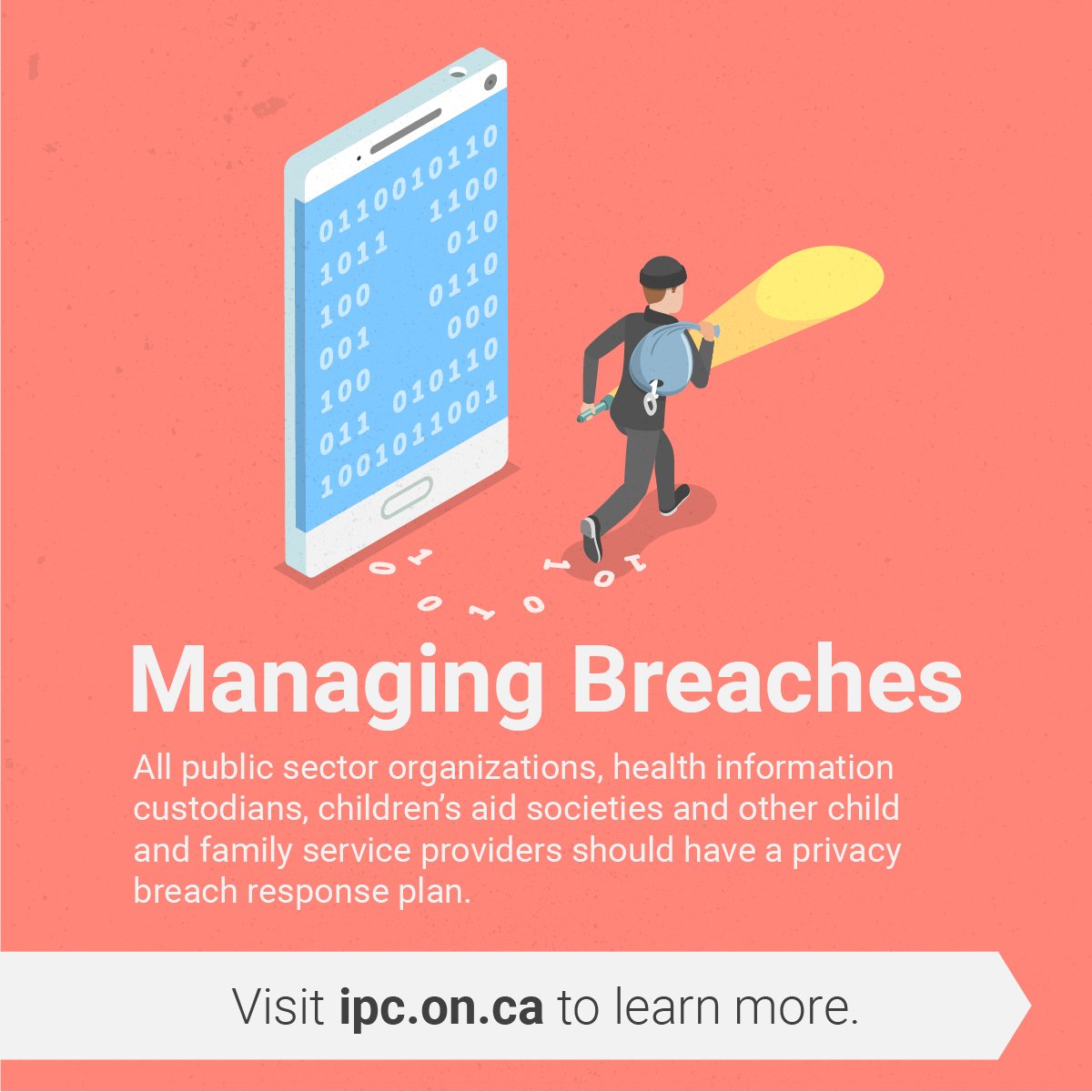 Privacy breaches happen when personal information is mishandled. Organizations must have a response plan. Learn more about managing breaches and reporting to the IPC: ow.ly/ybpv50VYOBQ