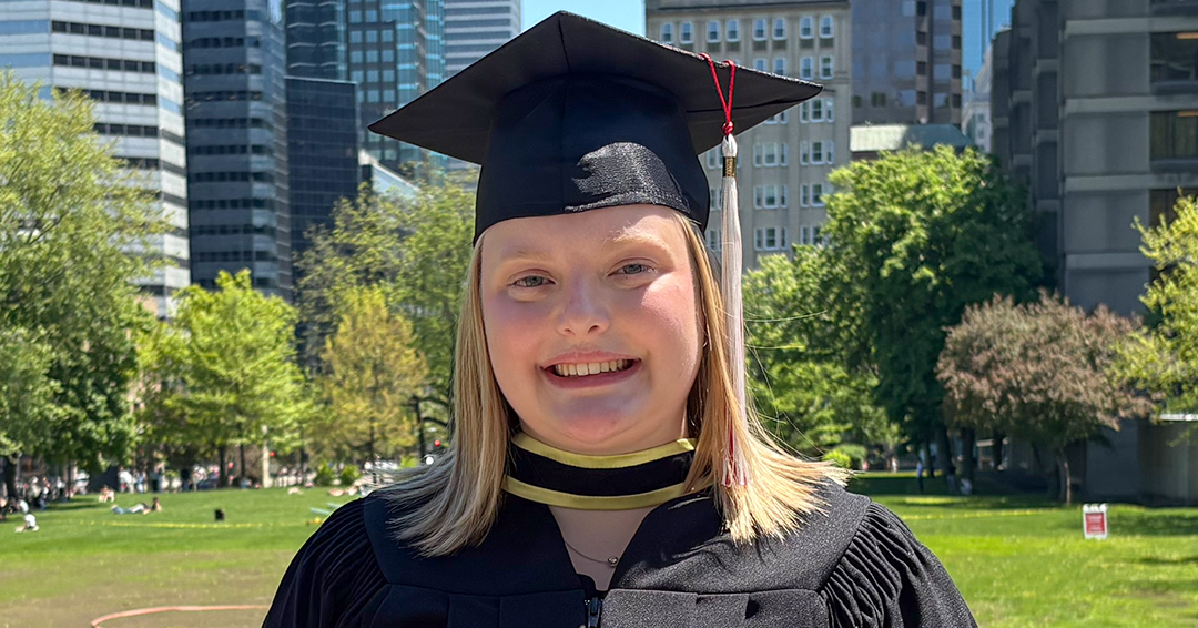 Meet Class of 2025 member Hannah Doyle from the School of Population and Global Health. Hannah completed her MSc in Public Health and received her degree at the Spring Convocation Ceremony on May 27. 

Congratulations Hannah!  Read more: mcgill.ca/x/iMM
@mcgill_spgh