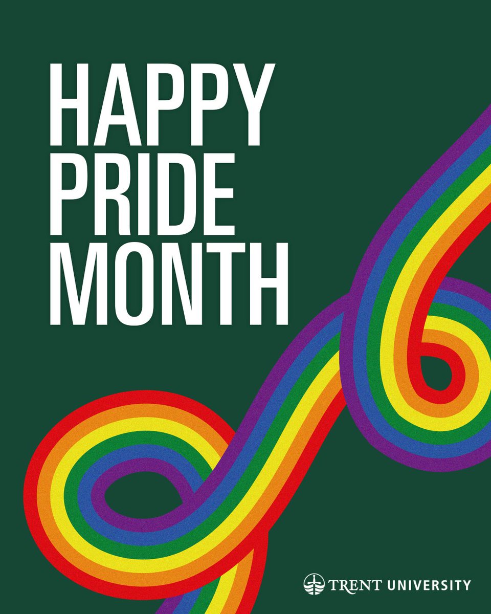 It’s #PrideMonth! Let’s celebrate the achievements, history, and diversity of the 2SLGBTQIA+ community at Trent and around the world.  

Looking for support or clubs to join in September? 
Find resources on &amp; off campus: bit.ly/4jljw5D