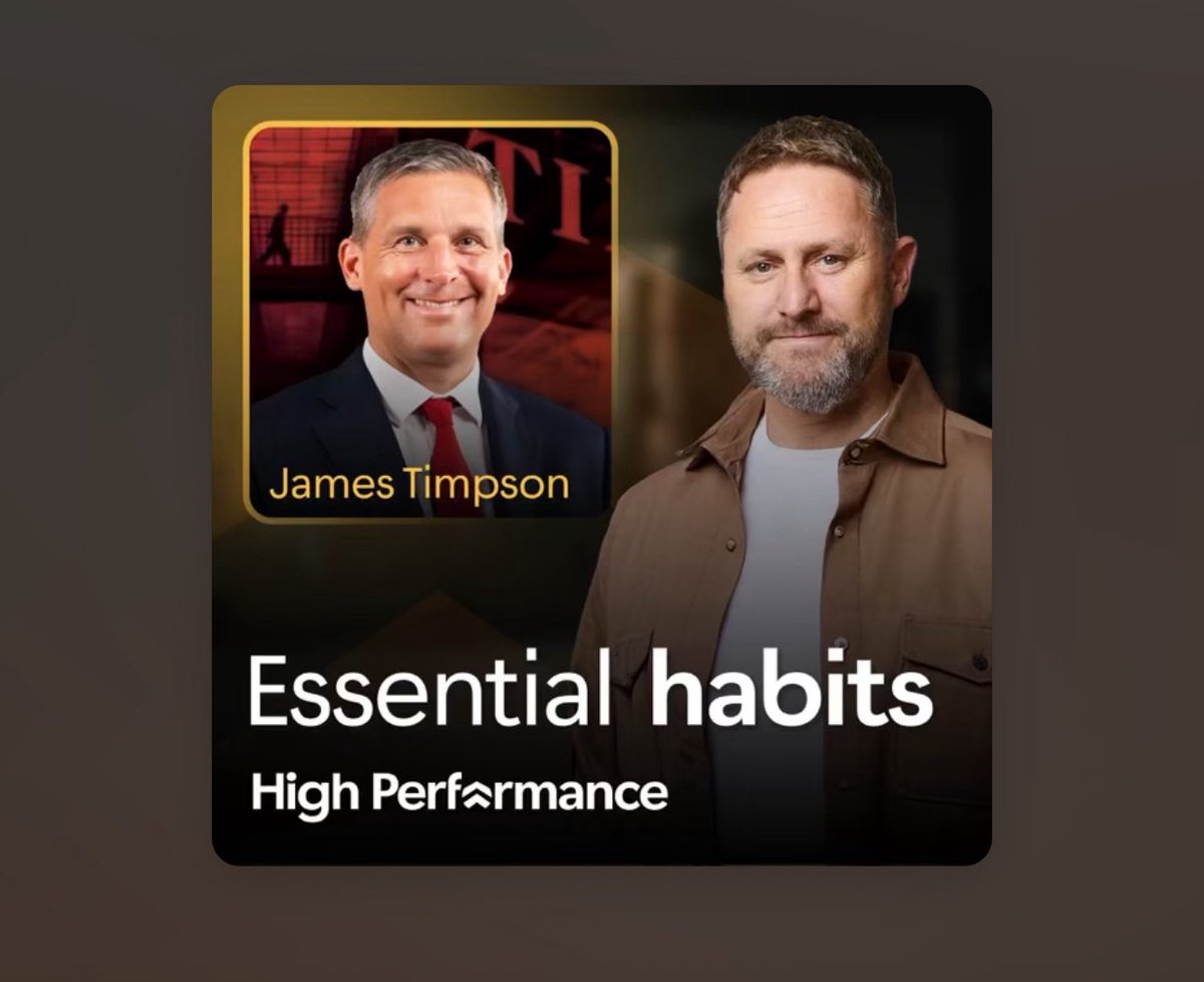 Stephen Logan (@stephen_logan) on Twitter photo 🌟 Highly Recommend 🌟
🎧 How Sharing Good News Changes Everything with <a href="/JamesTCobbler/">James Timpson</a> on #HighPerformance
As I head into another busy #halfterm and approach one year as a principal at Healing, I wanted to share a podcast episode that really struck a chord.
This conversation 🌟 Highly Recommend 🌟
🎧 How Sharing Good News Changes Everything with <a href="/JamesTCobbler/">James Timpson</a> on #HighPerformance
As I head into another busy #halfterm and approach one year as a principal at Healing, I wanted to share a podcast episode that really struck a chord.
This conversation