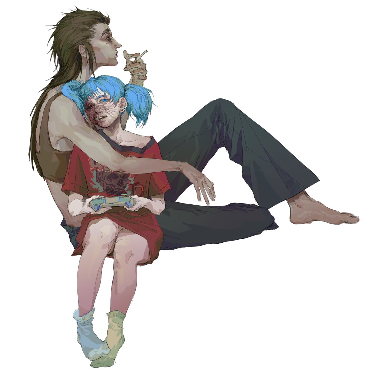 #SallyFace #ls #salfisher #larryjohnson 是双性转