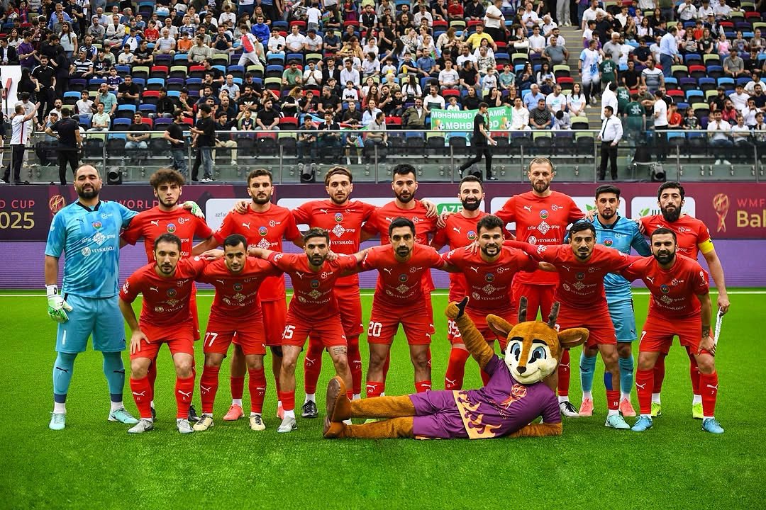 Bakıda keçirilən minifutbol üzrə dünya çempionatında milli komandamızı dünya çempionu olması münasibətilə təbrik edirik! 🇦🇿🏆

#QarabağFK