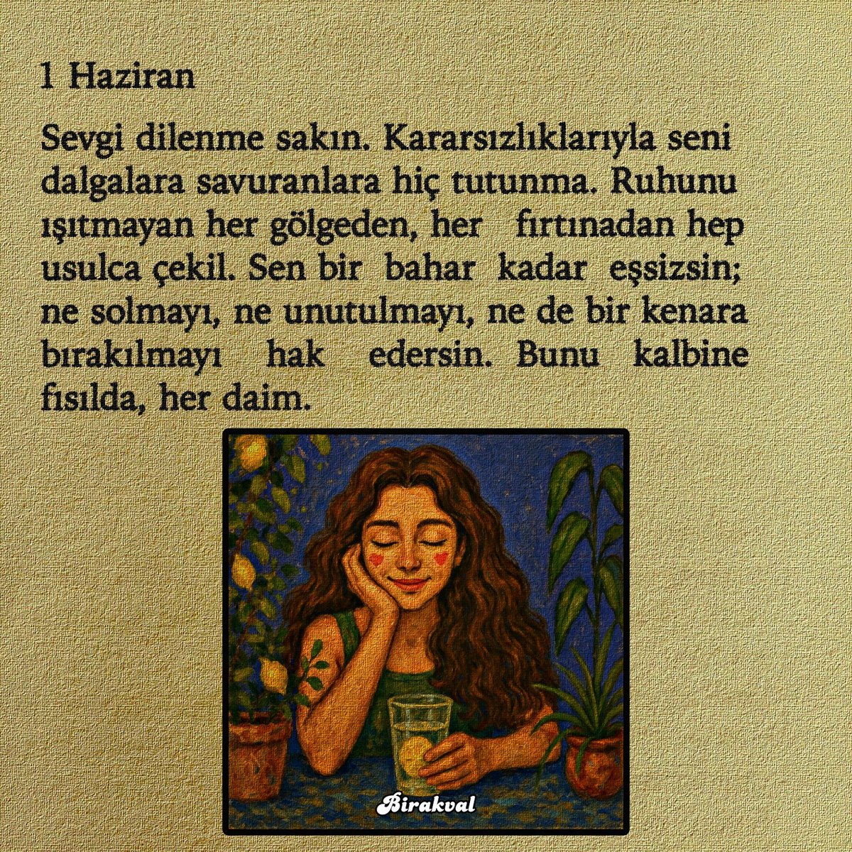 Pazar, Haziran 1.