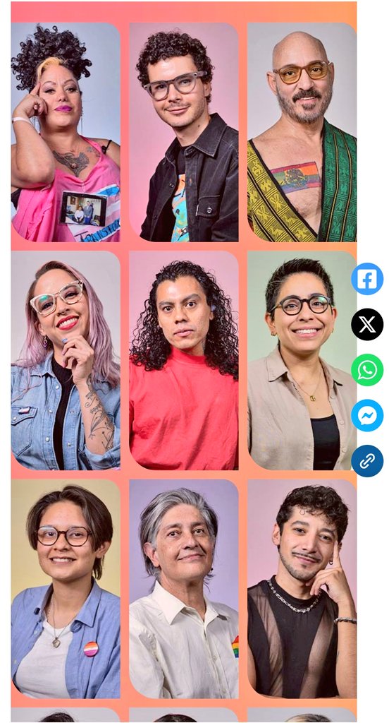 Alaín Pinzón (@alainwho) on Twitter photo ¡Amix! Este día <a href="/El_Universal_Mx/">El Universal</a> sacó un reportaje acerca de 111 personas LGBTTTI símbolo de orgullo y resistencia. Aquí andamos, recuerden que Junio es para visibilizar el trabajo diario, la lucha constante, las exigencias de lo faltante. Nos falta mucho!
eluniversal.com.mx/grafico/tenden… ¡Amix! Este día <a href="/El_Universal_Mx/">El Universal</a> sacó un reportaje acerca de 111 personas LGBTTTI símbolo de orgullo y resistencia. Aquí andamos, recuerden que Junio es para visibilizar el trabajo diario, la lucha constante, las exigencias de lo faltante. Nos falta mucho!
eluniversal.com.mx/grafico/tenden…