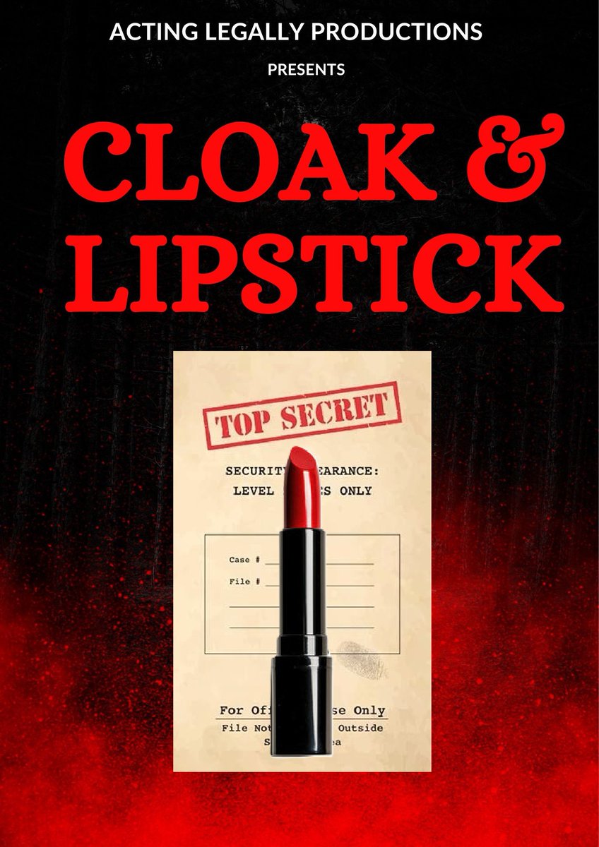 In pre-production now, another entertaining film from Acting Legally Productions, LLC.  A rom/com spy story that will keep you on the edge of your seat laughing.