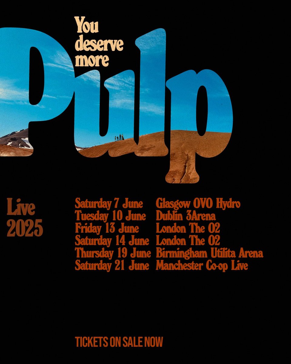 Catch <a href="/welovepulp/">Pulp</a> on <a href="/BBCLater/">Later...with Jools Holland on BBC Two</a> with Jools Holland tonight ahead of their UK tour! 🕺🪩

Final tickets on sale now! tix.to/PULP2025