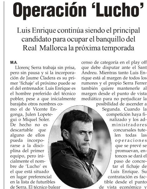 Libro La Otra Liga - Miquel Alzamora (@librootraliga) on Twitter photo Si esta noticia de 2010 se hubiera cumplido tendríamos <a href="/RCD_Mallorca/">RCD Mallorca</a> una xempions en las vitrinas, como mínimo <a href="/carlosmallorca/">Carlos Román</a> Si esta noticia de 2010 se hubiera cumplido tendríamos <a href="/RCD_Mallorca/">RCD Mallorca</a> una xempions en las vitrinas, como mínimo <a href="/carlosmallorca/">Carlos Román</a>