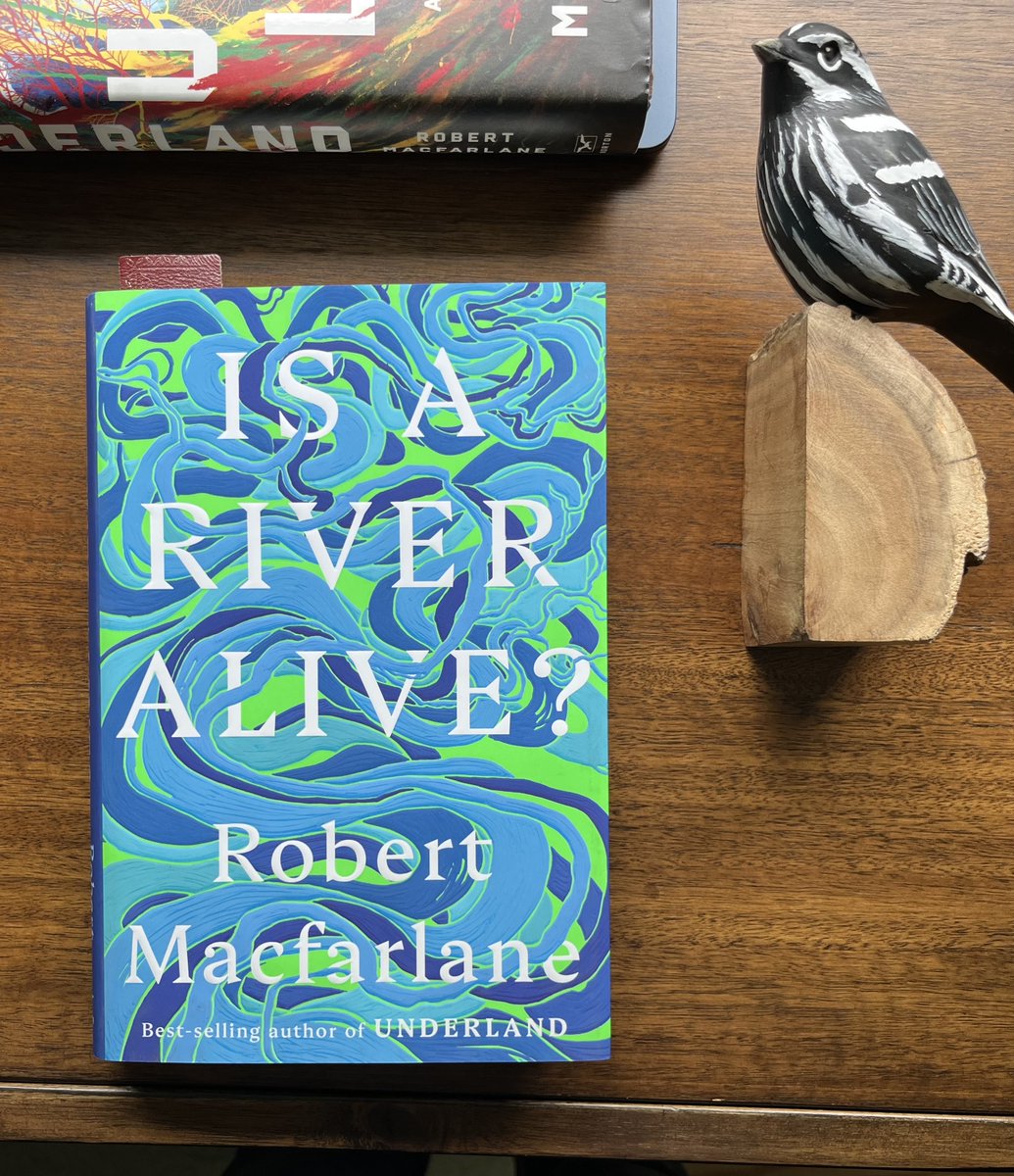 ChrisKondrich's tweet image. Only a short ways in &amp;amp; I’m already enthralled &amp;amp; altered by @RobGMacfarlane&apos;s newest IS A RIVER ALIVE? which is every bit as “spell-binding and life-changing” as @jorie_graham  says it is.