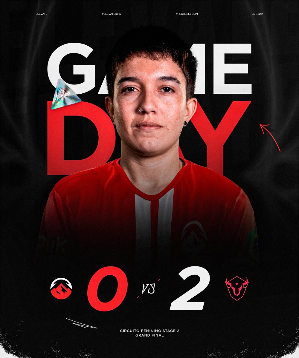 ELEVATE BR 🇧🇷 (@elevategg_br) on Twitter photo GGWP. 0x2 vs <a href="/w7mesports/">w7m esports</a> e ficamos com o vice-campeonato do Circuito Feminino Etapa 2. 🇧🇷
#ElevateR6W | #RedRebellion GGWP. 0x2 vs <a href="/w7mesports/">w7m esports</a> e ficamos com o vice-campeonato do Circuito Feminino Etapa 2. 🇧🇷
#ElevateR6W | #RedRebellion