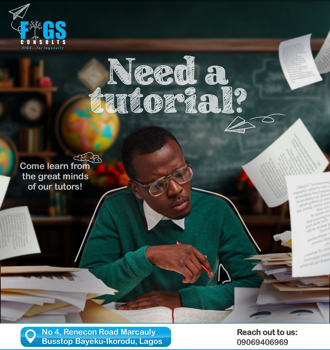 ChristianAlisi's tweet image. FIGS Consults – Learn with the Best 🧠👨‍🏫
Designed by Chris Graphics
IG: @d.creativeinkwell
Come learn from top-notch tutors with expert guidance.
The right tutorial to build up bight minds ✨
#Education #TutorialCenter #AcademicHelp #FIGSConsults #StudentSuccess #FlyerDesign