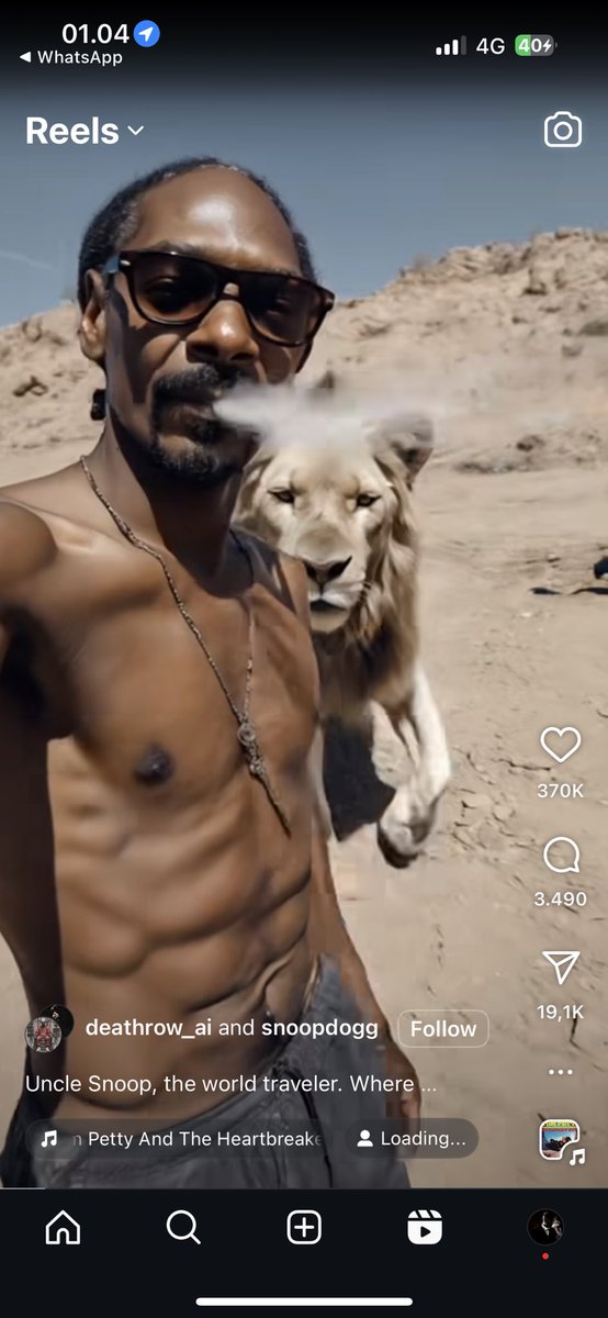 contrariandzii's tweet image. This reminds me of Italian rot and Tim Cheese, but i why j feels this much bigger. The numbers are growing, and we’ll see more AI streamers, youtubers and vloggers in the future. 
R/r looks good for me

4TrLgXh19LmbMzdN5BdxWAYqXGVBMN5NzPYT2BK7pump

$vlogs
$aislop
$bigfoot