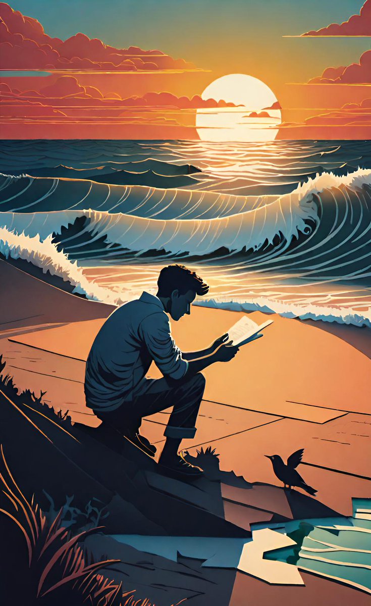 "Il silenzio a volte parla più forte di mille parole, è come un sussurro che tocca l'anima." 🪶🌊