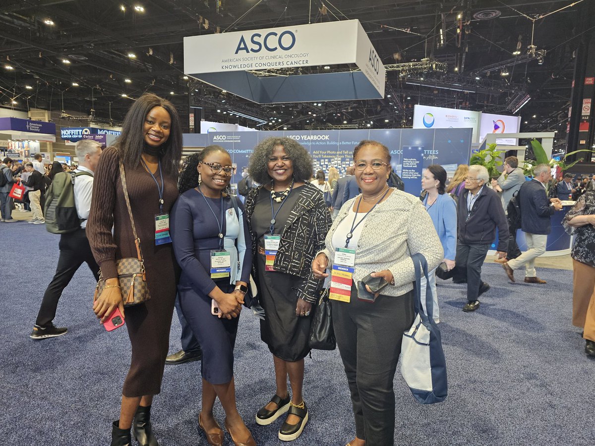 Oyepeju Abioye-Akintola, MD, MSc (@abioyeoyepejumd) on Twitter photo 📍It was great to meet the powerhouse African Women doing the very hard ground work #globalonc of improving access to #cancercare, and building strong systems in #LMICs @#ASCO25
Very inspired👏👏👏 <a href="/VanderpuyeVerna/">verna vanderpuye</a> <a href="/nazik_hammad/">Nazik Hammad</a> <a href="/AORTIC_AFRICA/">AORTIC</a> <a href="/ASCO/">ASCO</a> 📍It was great to meet the powerhouse African Women doing the very hard ground work #globalonc of improving access to #cancercare, and building strong systems in #LMICs @#ASCO25
Very inspired👏👏👏 <a href="/VanderpuyeVerna/">verna vanderpuye</a> <a href="/nazik_hammad/">Nazik Hammad</a> <a href="/AORTIC_AFRICA/">AORTIC</a> <a href="/ASCO/">ASCO</a>