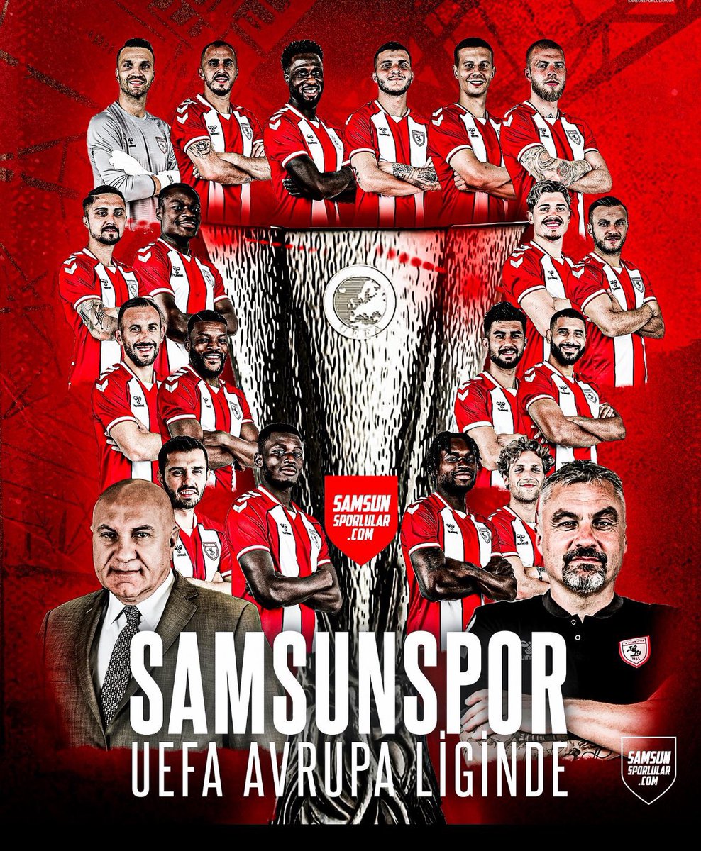 aydinkiper's tweet photo. Tebrikler @Samsunspor . 
Avrupa’da başarılar dileriz. https://t.co/hXri3vueNK