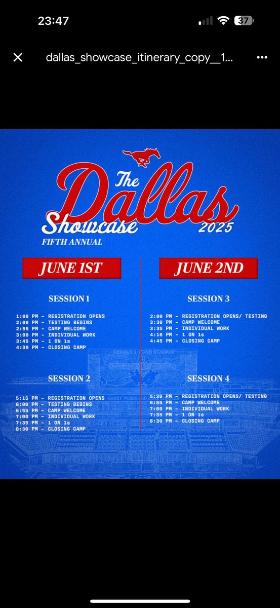 Frans “Buck” Steyn (@bucksteyn) on Twitter photo I will be at the Dallas Showcase 2nd session today.
<a href="/QBHitList/">QBHitList.com</a> <a href="/samspiegs/">Sam Spiegelman</a> <a href="/ChadSimmons_/">ChadSimmons</a>
@On3Recruits <a href="/Rivals/">Rivals</a> <a href="/SA_HCPreps/">SA_Hill CountryPreps</a>
<a href="/247recruiting/">247Sports Recruiting</a> <a href="/GunslingerBuzz/">Erik Buchinger</a> <a href="/TXTopTalent/">TX TOP TALENT</a> <a href="/MohrRecruiting/">Brian Mohr</a> <a href="/Perroni247/">Brian Perroni</a> @RivalsWardlaw
<a href="/TFloss32/">Todd Glawson</a> <a href="/PeteNakos_/">Pete Nakos</a> <a href="/HankSouth247/">Hank South</a>
<a href="/adamgorney/">Adam Gorney</a>
<a href="/dctf/">Dave Campbell's — TexasFootball.com</a> <a href="/BDammone/">Along The Wire</a> I will be at the Dallas Showcase 2nd session today.
<a href="/QBHitList/">QBHitList.com</a> <a href="/samspiegs/">Sam Spiegelman</a> <a href="/ChadSimmons_/">ChadSimmons</a>
@On3Recruits <a href="/Rivals/">Rivals</a> <a href="/SA_HCPreps/">SA_Hill CountryPreps</a>
<a href="/247recruiting/">247Sports Recruiting</a> <a href="/GunslingerBuzz/">Erik Buchinger</a> <a href="/TXTopTalent/">TX TOP TALENT</a> <a href="/MohrRecruiting/">Brian Mohr</a> <a href="/Perroni247/">Brian Perroni</a> @RivalsWardlaw
<a href="/TFloss32/">Todd Glawson</a> <a href="/PeteNakos_/">Pete Nakos</a> <a href="/HankSouth247/">Hank South</a>
<a href="/adamgorney/">Adam Gorney</a>
<a href="/dctf/">Dave Campbell's — TexasFootball.com</a> <a href="/BDammone/">Along The Wire</a>