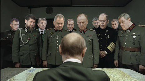 My generals brief me on today's drone strikes.