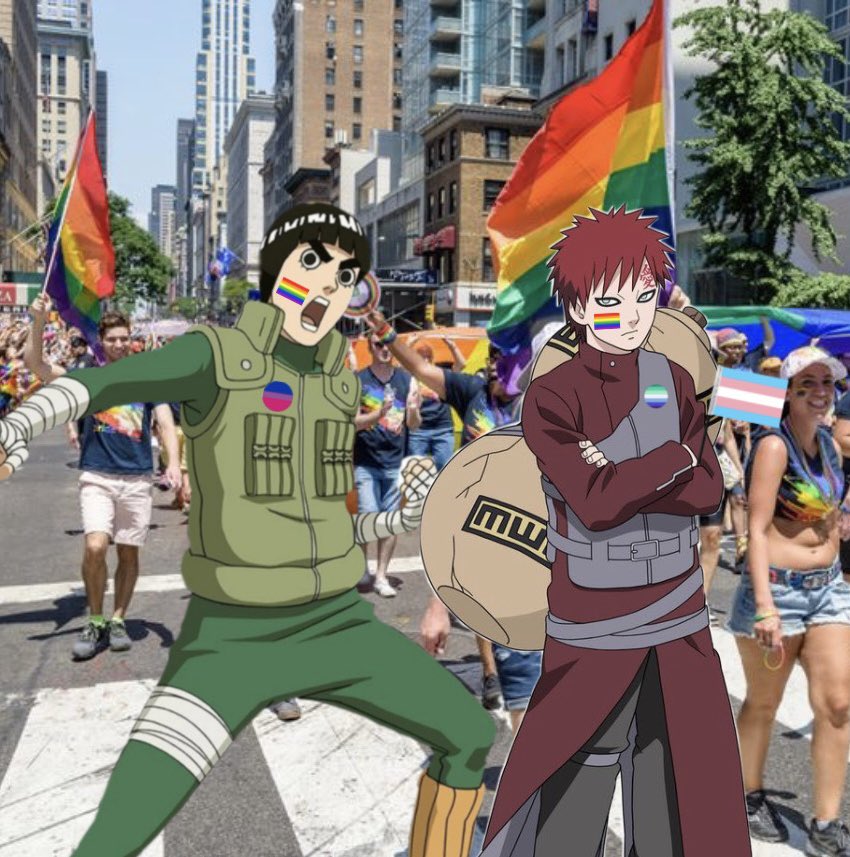 y’all look who at the pride parade