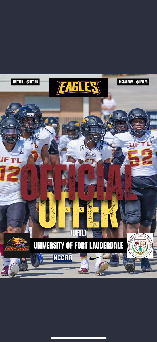 Blessed To Receive A offer from <a href="/UFTLfb/">UFTL Football 🦅🏈</a>  ‼️

Thank you for a opportunity ‼️