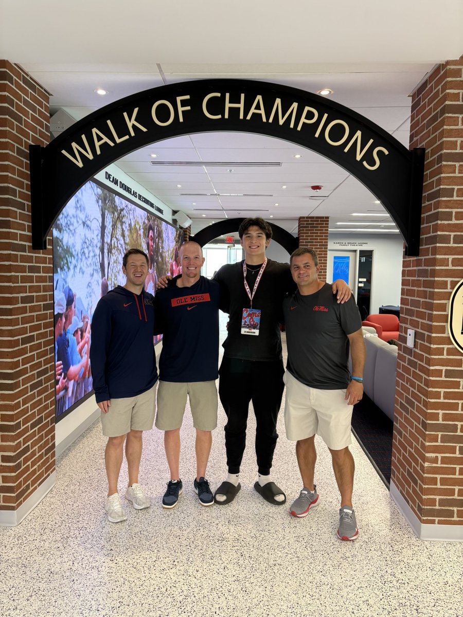 JC Anderson (@jcanderson34) on Twitter photo Had an amazing time with the <a href="/OleMissFB/">Ole Miss Football</a> staff this weekend for my OV, I loved my time in the Sip. Thank you for the great hospitality! #HottyToddy 🦈
<a href="/Lane_Kiffin/">Lane Kiffin</a> <a href="/CoachJoeCox/">Joe Cox</a> <a href="/CoachSchoonie/">Jake Schoonover</a> Had an amazing time with the <a href="/OleMissFB/">Ole Miss Football</a> staff this weekend for my OV, I loved my time in the Sip. Thank you for the great hospitality! #HottyToddy 🦈
<a href="/Lane_Kiffin/">Lane Kiffin</a> <a href="/CoachJoeCox/">Joe Cox</a> <a href="/CoachSchoonie/">Jake Schoonover</a>