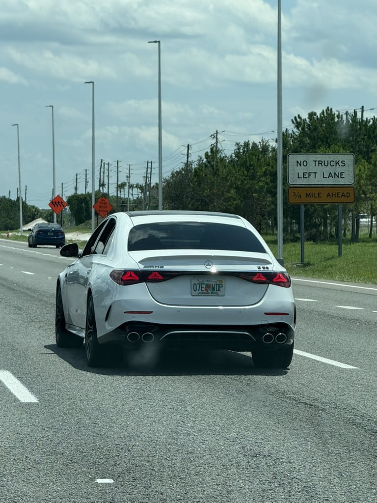 zoeswardrobe's tweet photo. @MercedesBenz Love how they went for ‘caution: eyesore’ on the back. Bold choice… tragically bold… https://t.co/SkJ9ZRFsXc