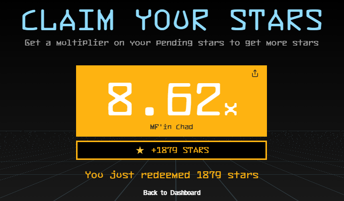 Long time no claim 
#SuccinctStars #ProveWithUs