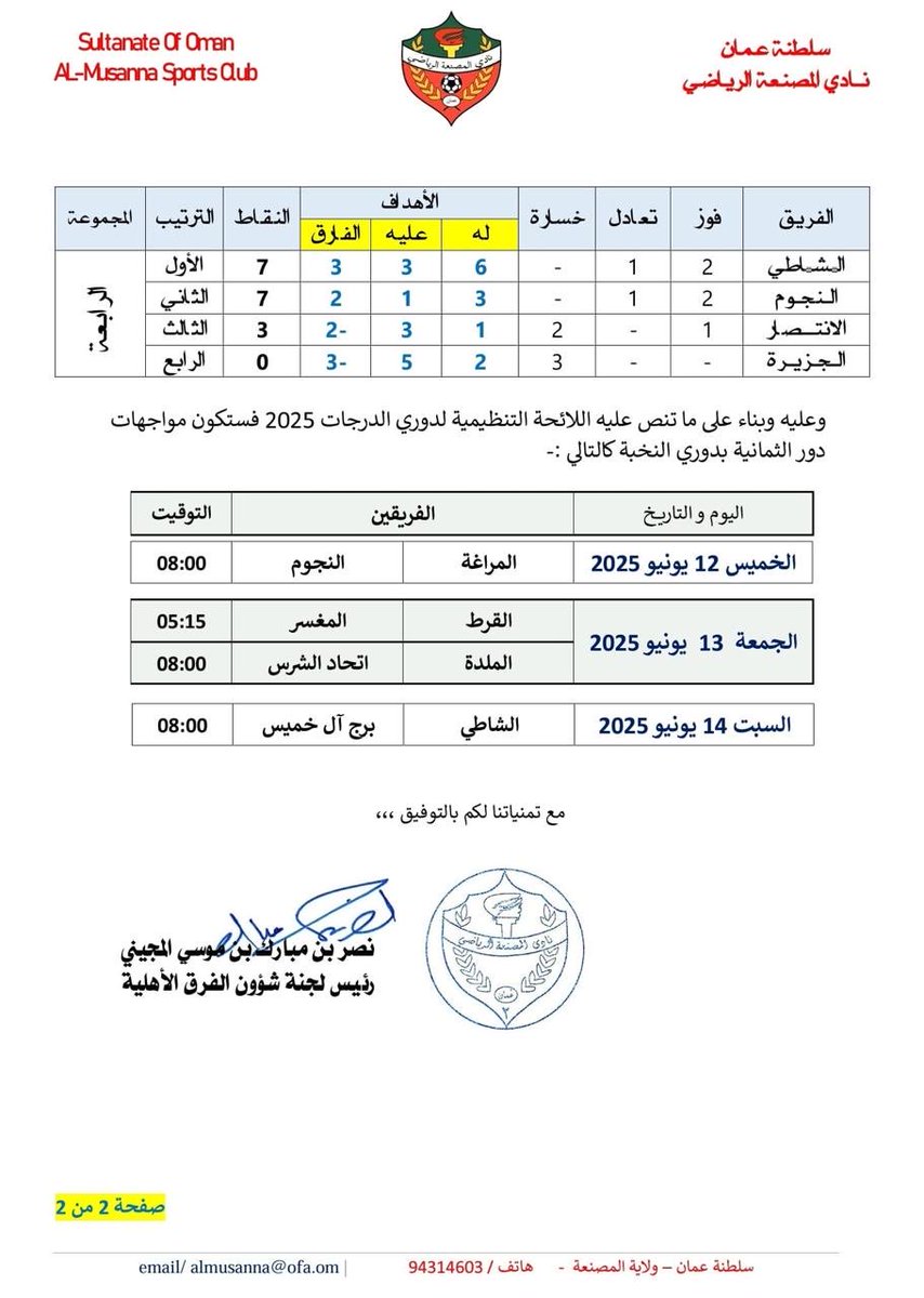 anjoom216's tweet photo. موعد مباراة ابطال النجوم في دور الثمانية من منافسات دوري النخبه بنادي المصنعة ٢٠٢٥م https://t.co/7jv0NUtn5G