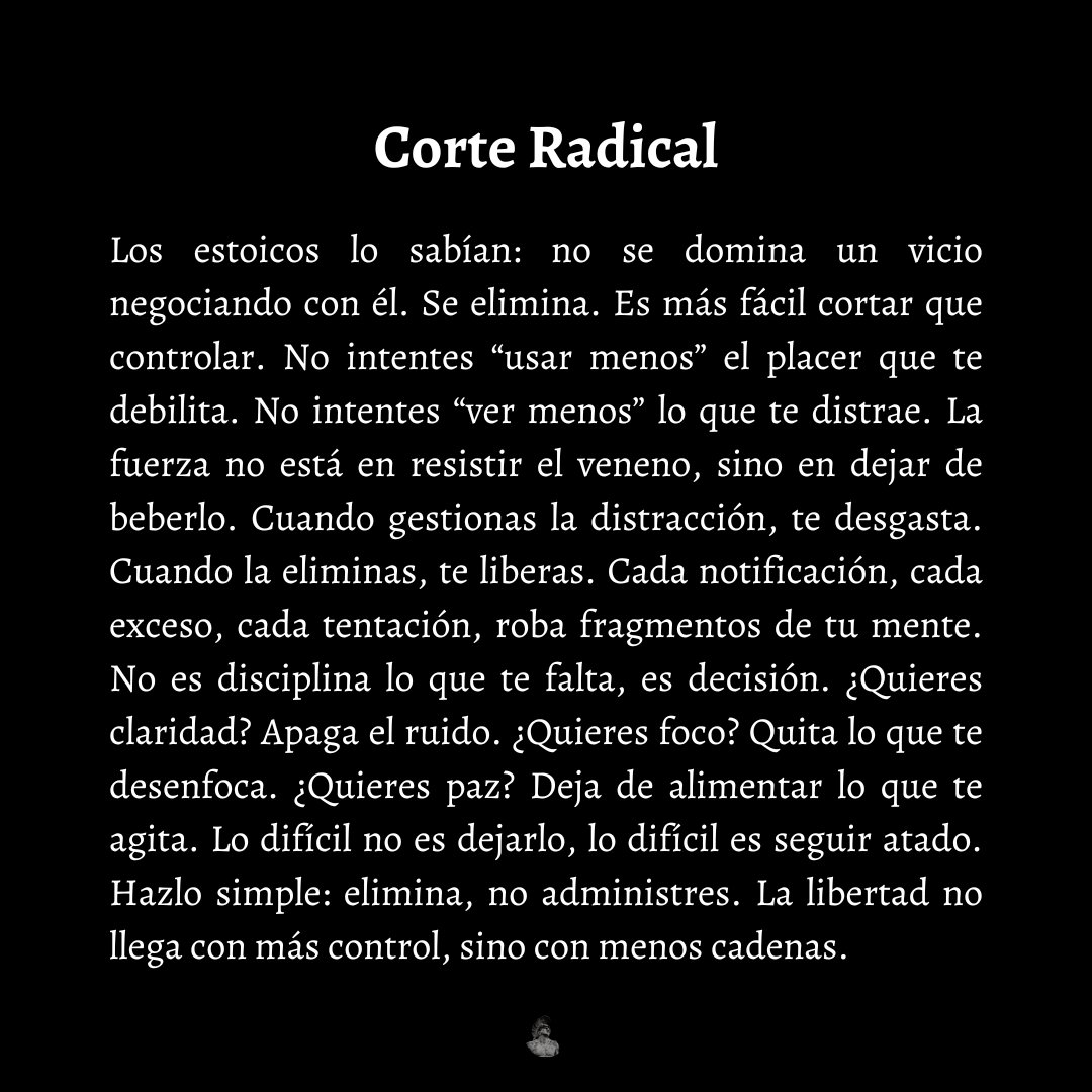 Es más fácil eliminar las distracciones y vicios que intentar gestionarlos.