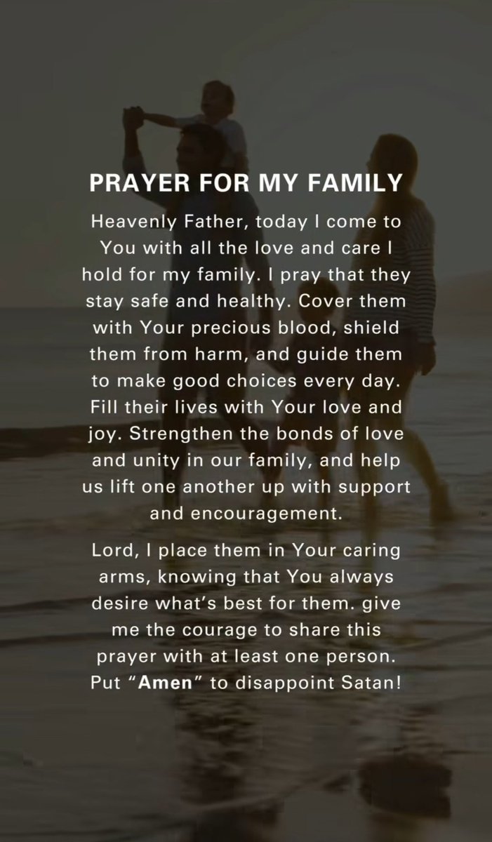 Prayer for my family