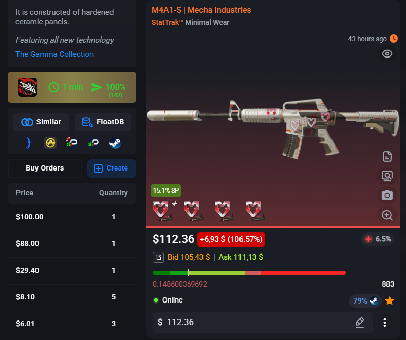 Robert_illest1's tweet image. Someone looking for a new M4?

#csfloat #csskins #CS2