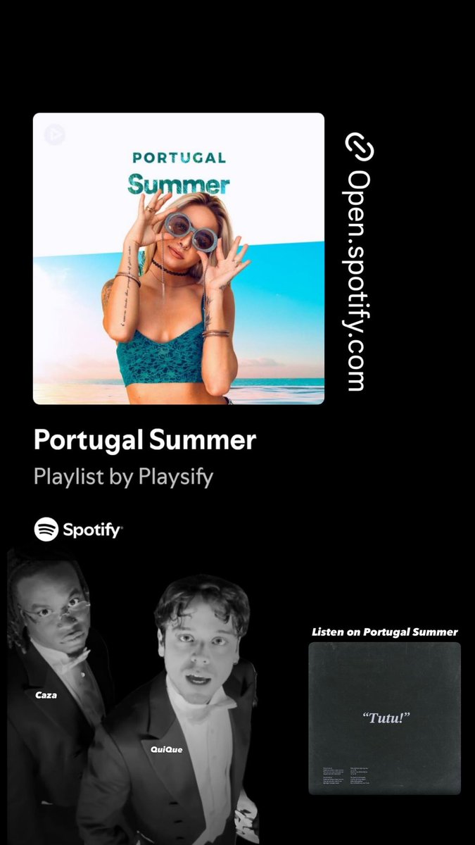 MusicBuzzerz's tweet photo. Breaking News You can now listen to TuTu in #Portugal #Summer #QuiQue ft @Caza010 https://t.co/IXhzQDCrvS