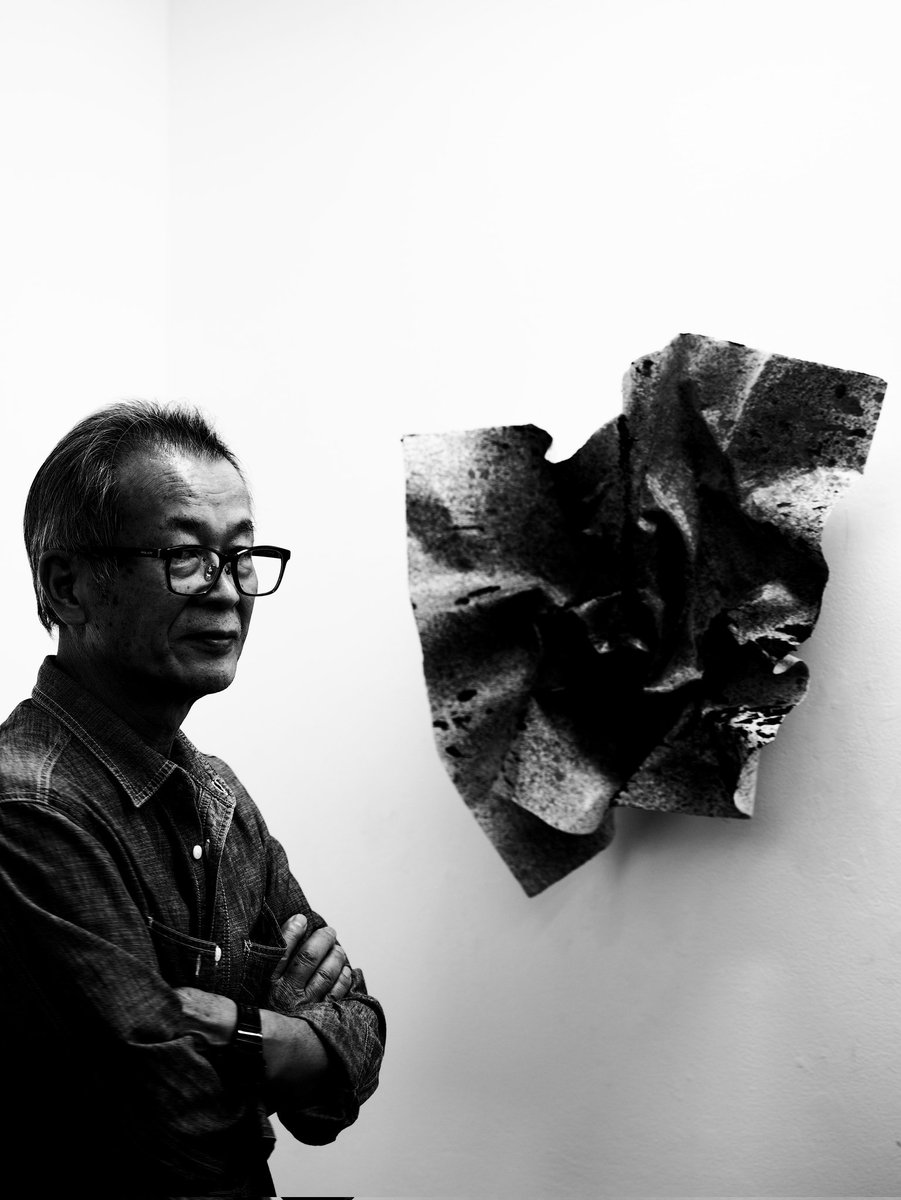 SHIKIPHOTO's tweet photo. 2025/05/25
TS4312 
古川流雄 絵画の相転移　〜紙作品〜 にて
作家 古川流雄さん

 #古川流雄
 #TS4312 https://t.co/QYDwo9gi3X