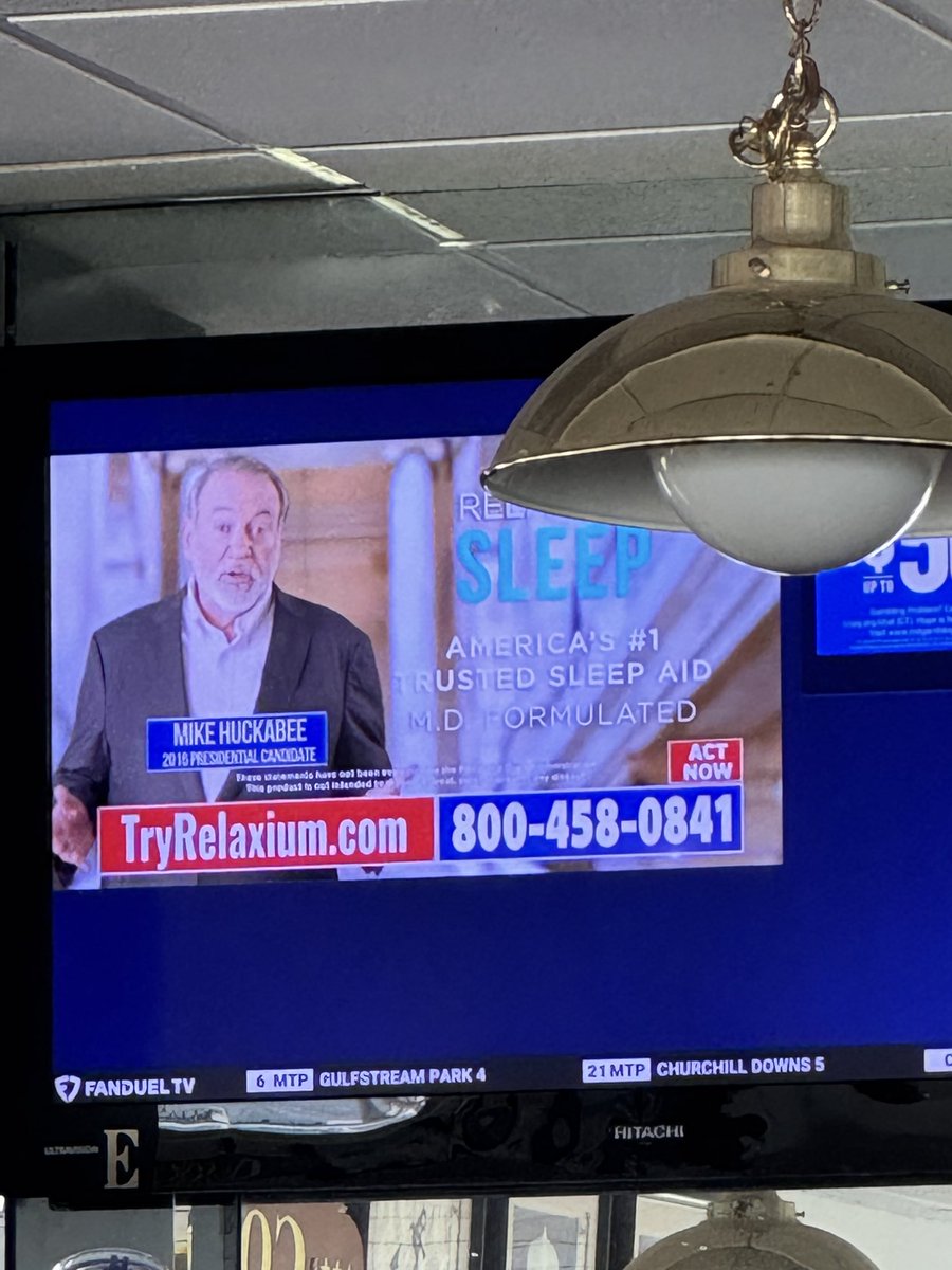 Mike Huckabee is peddling sleeping pills on the TV while serving as Ambassador to Israel
