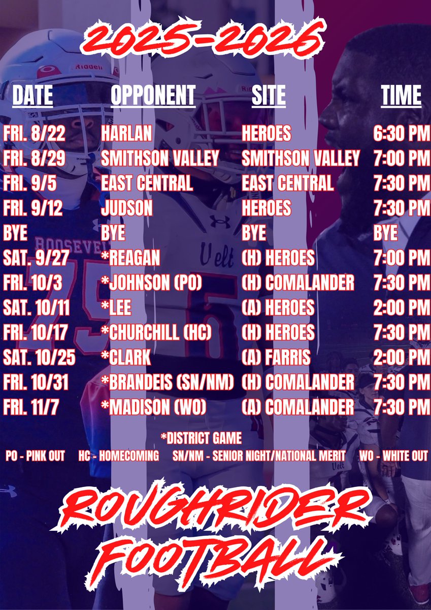 Jorge Garcia (@coachjgarciaiii) on Twitter photo Let's Go! Mark your calendars! Going to be a very interesting season!
<a href="/CoachBarnes91/">Darnell Barnes M.Ed</a> <a href="/NeisdAthletics/">NEISD ATHLETICS</a> <a href="/TRRoughRiderFB/">Roosevelt Rough Riders</a> <a href="/WeAreTRHS/">Theodore Roosevelt High School - NEISD</a> <a href="/Coach_Gant/">Kendrick Gant</a> <a href="/Farris_Coach/">Desmund Farris</a> <a href="/ACHSU96/">Anthony</a> <a href="/RichardSeveryns/">Richard Severyns</a> <a href="/CoachQuiroz/">Q 🇵🇦</a> <a href="/KaedenScott817/">Kaeden Scott 4⭐️</a> <a href="/RichardSev77/">Richard Severyns 6’4/280</a> <a href="/Omarwilliams71/">Omar Williams</a> <a href="/YailLouis/">Yail Louis</a> <a href="/ErnestsmithIII/">Ernest Ray Smith “Trey” Roosevelt High Scool</a> <a href="/Xavion552866/">d1_xav</a> Let's Go! Mark your calendars! Going to be a very interesting season!
<a href="/CoachBarnes91/">Darnell Barnes M.Ed</a> <a href="/NeisdAthletics/">NEISD ATHLETICS</a> <a href="/TRRoughRiderFB/">Roosevelt Rough Riders</a> <a href="/WeAreTRHS/">Theodore Roosevelt High School - NEISD</a> <a href="/Coach_Gant/">Kendrick Gant</a> <a href="/Farris_Coach/">Desmund Farris</a> <a href="/ACHSU96/">Anthony</a> <a href="/RichardSeveryns/">Richard Severyns</a> <a href="/CoachQuiroz/">Q 🇵🇦</a> <a href="/KaedenScott817/">Kaeden Scott 4⭐️</a> <a href="/RichardSev77/">Richard Severyns 6’4/280</a> <a href="/Omarwilliams71/">Omar Williams</a> <a href="/YailLouis/">Yail Louis</a> <a href="/ErnestsmithIII/">Ernest Ray Smith “Trey” Roosevelt High Scool</a> <a href="/Xavion552866/">d1_xav</a>