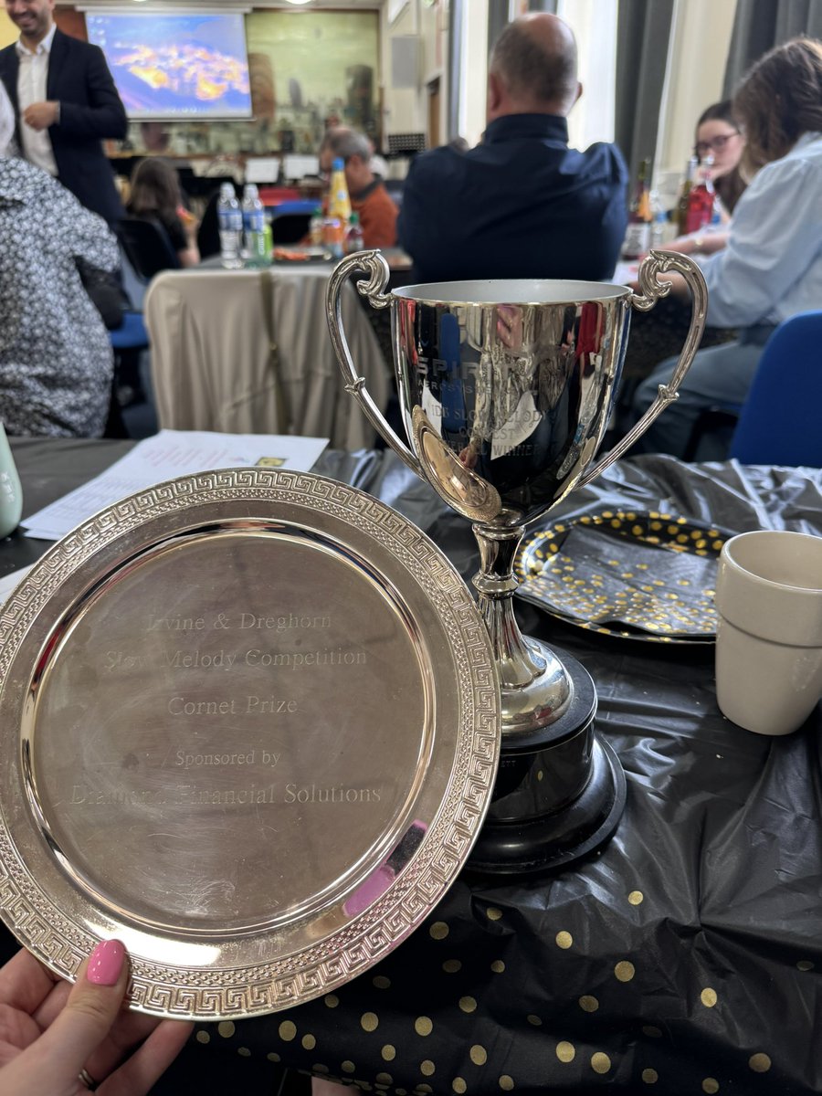 What a lovely Saturday I had! Winner of the Irvine and Dreghorn slow melody 🌟🎶🎺