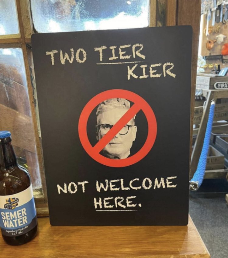 If you had a pub, would you ban him?
Yes or No?