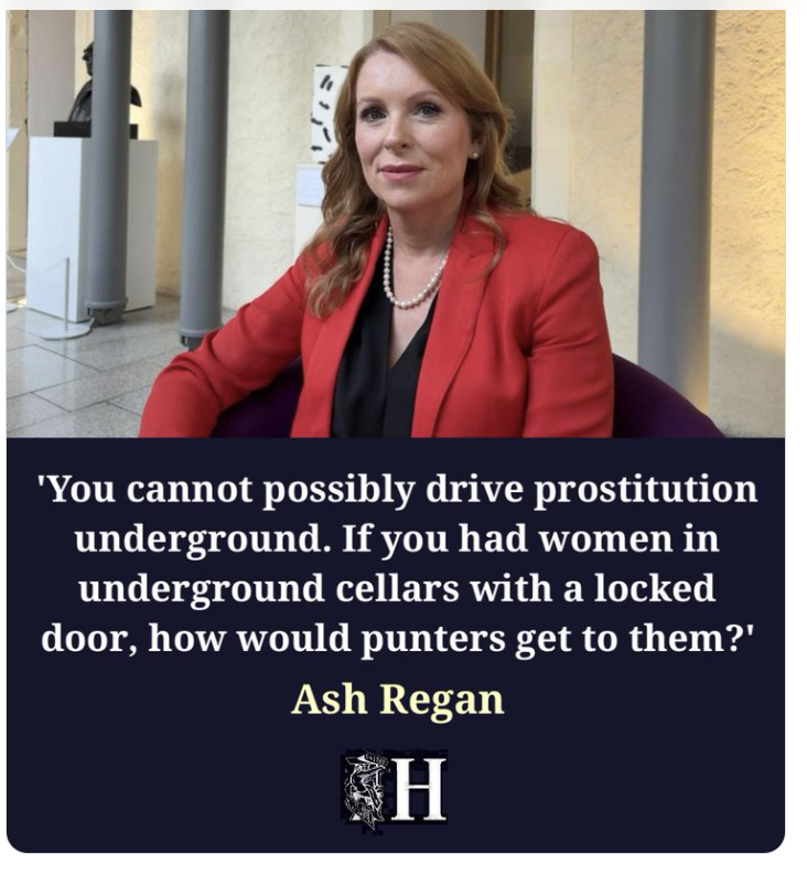 Nope, not April 1st. Ash Regan genuinely said this.

And somehow, she's in a position to make decisions for the rest of us. 

Incredible.