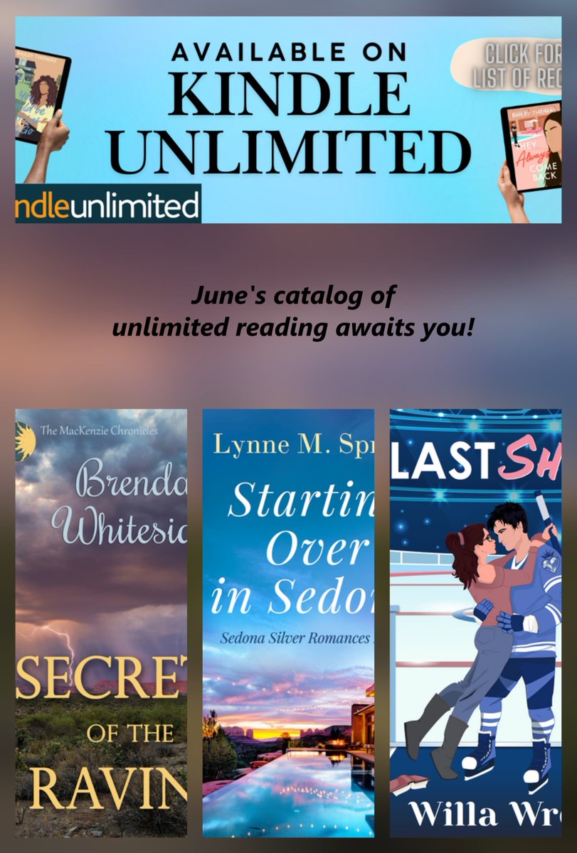 June's catalogs will get you off to a good summer of reading whether you like Cozy Mystery or all genres of Romance these will get you through the long hot summer or those enjoyable days on the beach or under the shade trees. KU too! brendawhiteside.blogspot.com/2025/06/three-…