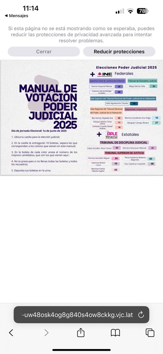 angelrmireza's tweet photo. Ahora el fraude electoral viola nuestra privacidad. Nunca proporcioné mi número, ni autoricé recibir esta propaganda.

Es inaceptable que candidatos recurran a estas prácticas ilegales y abusivas. Quienes hacen esto no merecen representar a nadie.

@INEMexico #ElecciónJudicial https://t.co/hXqEAiiAD0