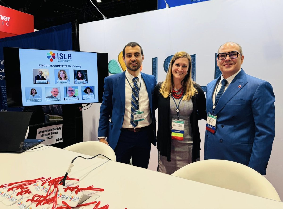International Society of Liquid Biopsy (@isliquidbiopsy) on Twitter photo Feeling very lucky to start the second day at #ASCO25 alongside our president, <a href="/ChristianRolfo/">Christian Rolfo</a> , and the inspiring <a href="/MargaretGatti/">Margaret gatti</a>-Mays from <a href="/OSUCCC_James/">The James</a>
Grateful for the opportunity to engage with such brilliant minds, another exciting day with great scientists is kicking off Feeling very lucky to start the second day at #ASCO25 alongside our president, <a href="/ChristianRolfo/">Christian Rolfo</a> , and the inspiring <a href="/MargaretGatti/">Margaret gatti</a>-Mays from <a href="/OSUCCC_James/">The James</a>
Grateful for the opportunity to engage with such brilliant minds, another exciting day with great scientists is kicking off