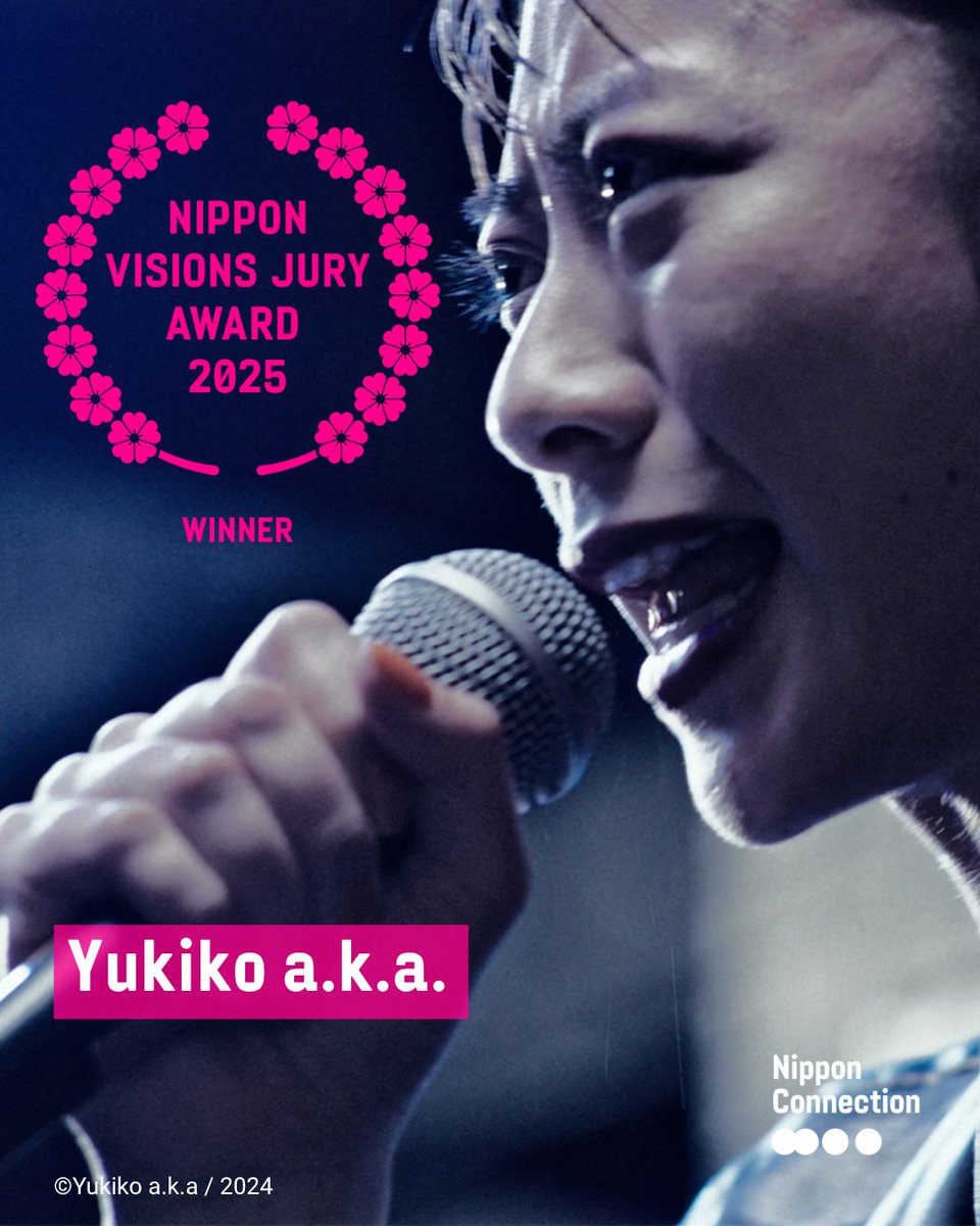 NipponFilmfest's tweet photo. 🏆 The NIPPON VISIONS JURY AWARD 2025 goes to YUKIKO A.K.A. by Naoya Kusaba!
2025年のニッポン・ヴィジョンズ審査員賞は、草場尚也監督作品『雪子 a.k.a.』に決定しました。
🎉 Congratulations! おめでとうございます ㊗️  @g708fuji9

#NipponConnection25 #NipponVisionsJuryAward https://t.co/j0GlqMZ5Sm