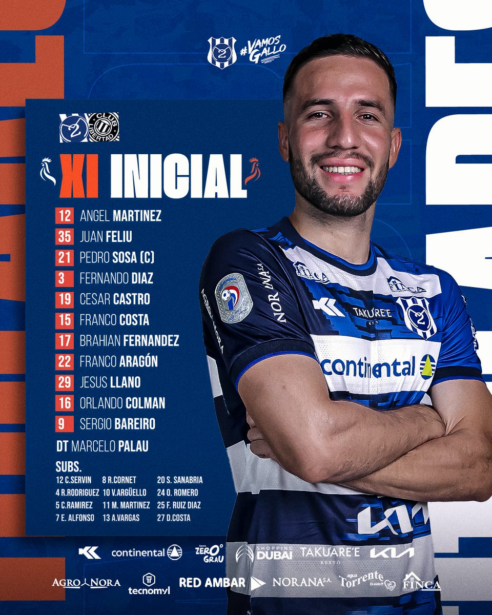 🐔⚽️ ¡Xl en cancha 🆚️ #Libertad!

#VamosGallo