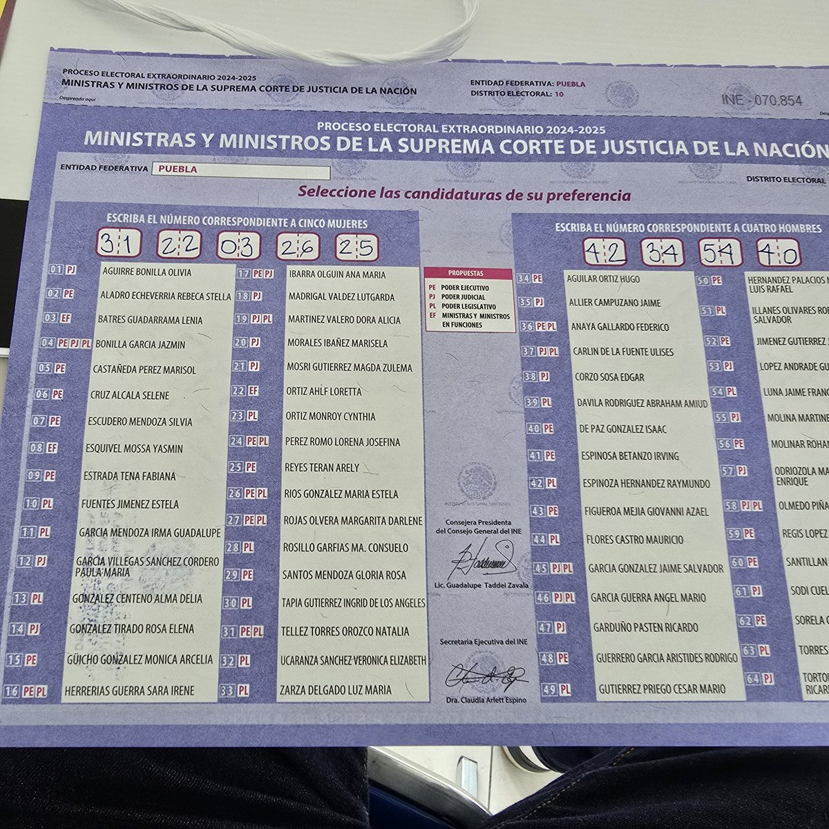 sotres's tweet image. Mis gallos a Ministros de la SCJN:
42 - Raymundo Espinoza Hernandez
34 - Hugo Aguilar Ortiz
54 - Francisco Luna Jaime
49 - Isaac De Paz Gonzalez
#ElecciónJudicial #PoderJudicial #VotaPoderJudicial2025mx