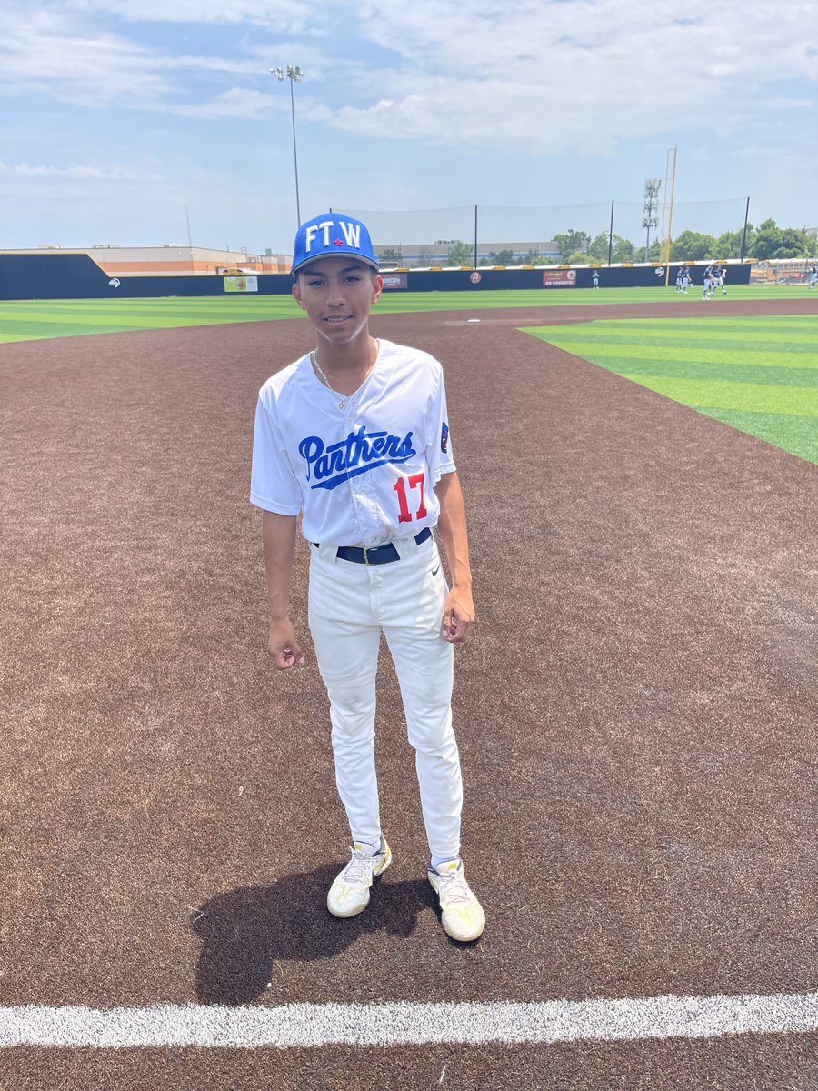 F: @FWPanthers15u 10, North Dallas Baseball Silverthorn 2 
PoG: <a href="/Migu3l_M7/">Miguel Mata</a> 5 IP, 3 K, H, R
Notable: Ruben Zapata 1-3, 2B, 2 R
Nolan Driesse 1-2, 2B, RBI, R
