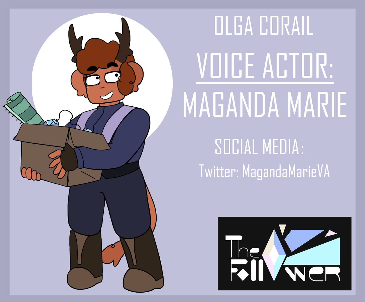 🔹VOICE ACTOR ANNOUNCEMENT🔹

➡️Olga Corail will be voiced by <a href="/MagandaMarieVA/">Maganda Marie</a> !!✨
Go support her work !

#voiceacting #art #indieanimation