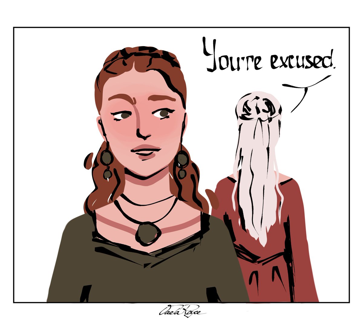 VaelaRoyce's tweet image. Some memes🌝🤭

#HouseOfTheDragon #hotd #asoiaf #rhaenyratargaryen #alicenthightower #meme #vaelaroyce