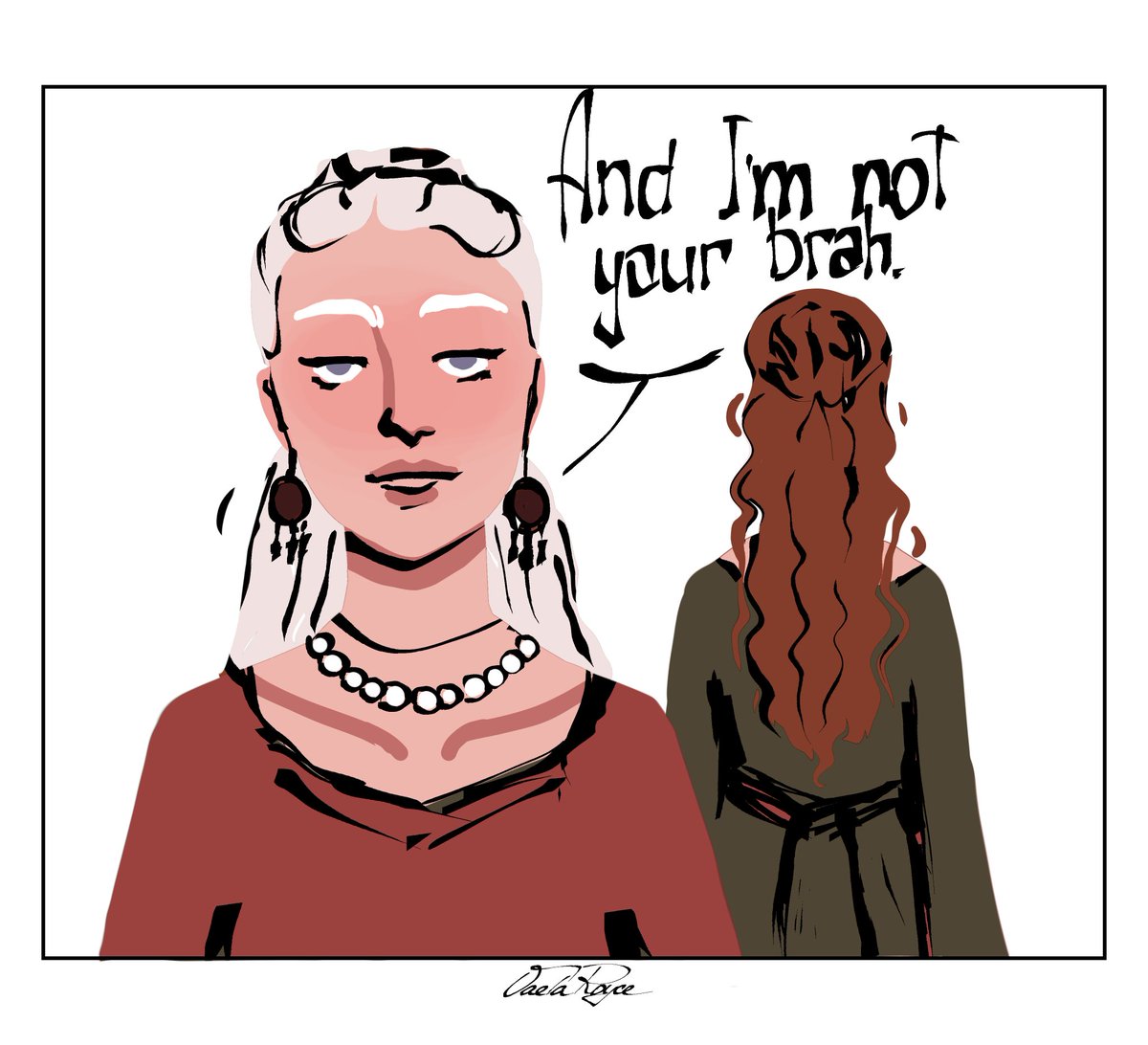 VaelaRoyce's tweet image. Some memes🌝🤭

#HouseOfTheDragon #hotd #asoiaf #rhaenyratargaryen #alicenthightower #meme #vaelaroyce