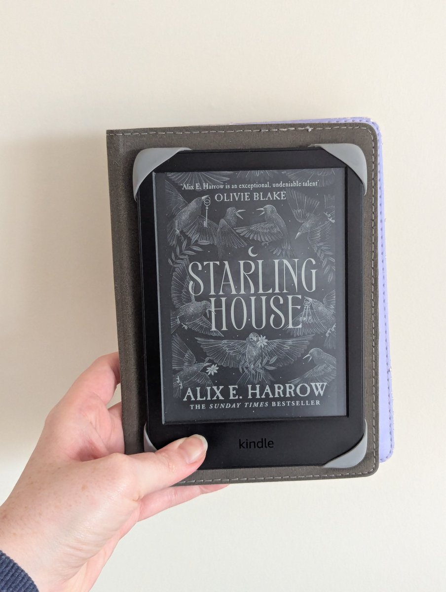 Finished #StarlingHouse by Alix E. Harrow today! I was hoping to finish it in May but I got sick 🙄 I liked it but I wasn't a fan of the footnotes 😅